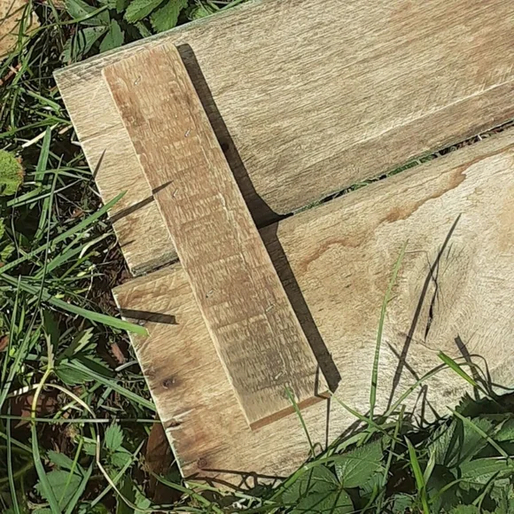 Cottontail Market Rescued Wood Garden Sign 20" Spring Easter Rabbit Wall Sign - Picture 10 of 10